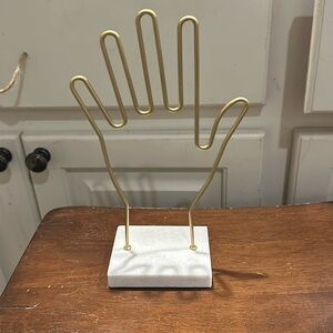 Gold and marble display